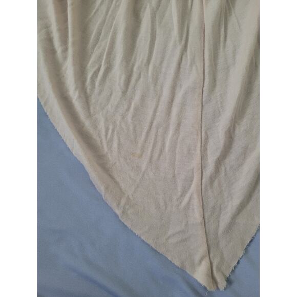 Vintage Y2k B'leev Asymmetrical Ruffle Neck Tank Top Sz S Pale Pink Fairy Dainty - Picture 10 of 10